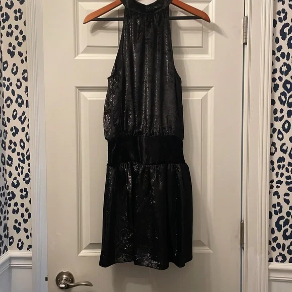 NWT Ramy Brook high neck black dress!! So cute! - Picture 2 of 3